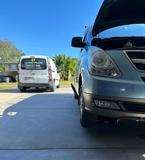 car parked at the parking lot