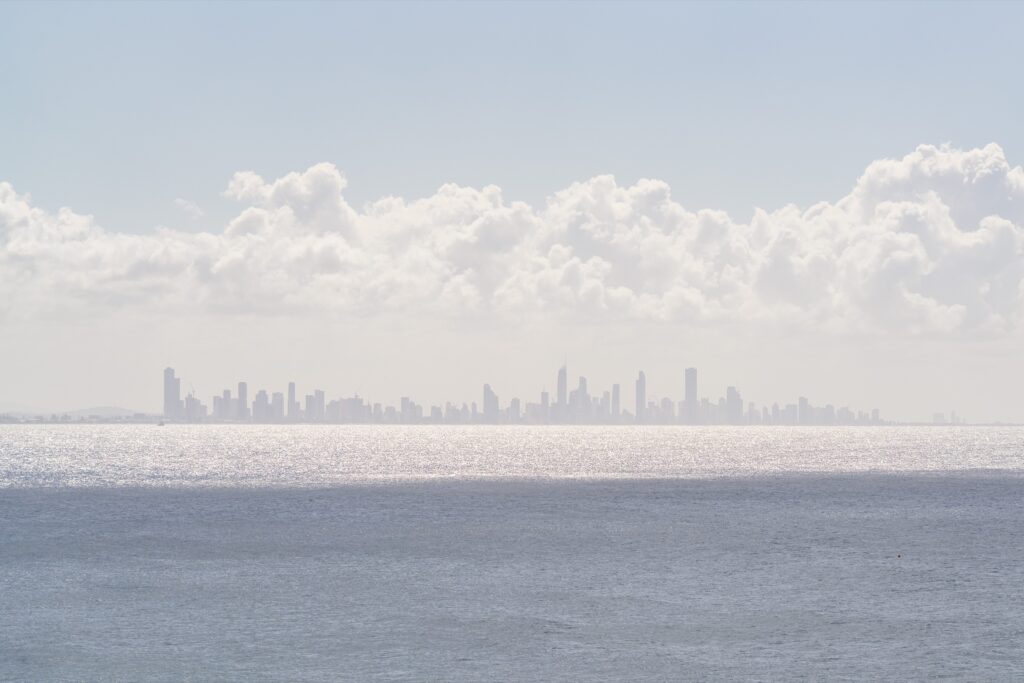 Gold Coast skyline across the water – mobile safety certificates in Tugun